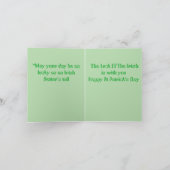 Vakantie G Kaart: Ierse Setter met jou Feestdagen Kaart (Binnen)