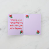 Vakantie G Kaart : Kerst Nieuwjaar (Binnen)