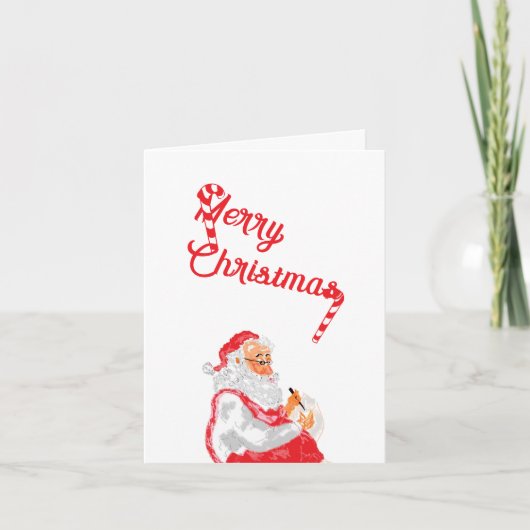 Vakantie G-kaart: Vrolijk kerstfeest Feestdagen Kaart (Voorkant)