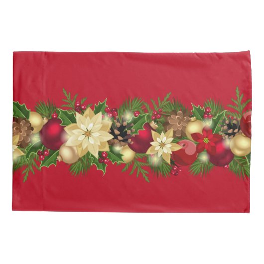 Vakantie Garland Kussensloop (Achterkant)