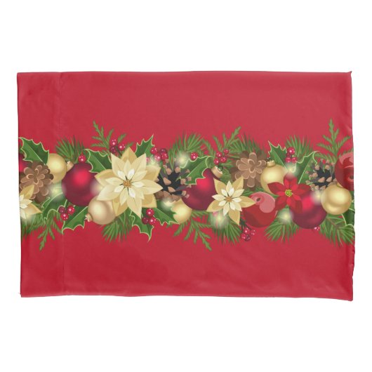 Vakantie Garland Kussensloop Set (Voorkant-Links)