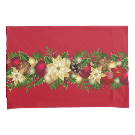 Vakantie Garland Kussensloop Set (Voorkant-Rechts)