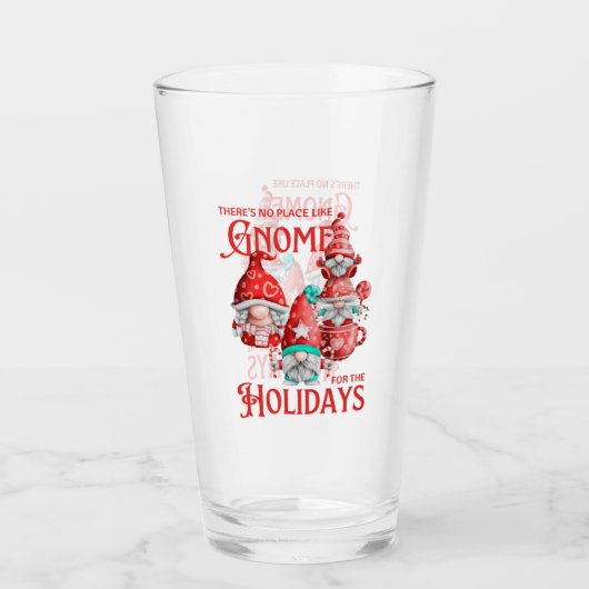 Vakantie geen plaats zoals Gnome Glas (Voorkant)