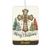 Vakantie geest met een grillige kerst luchtverfrisser (Voorkant)