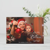 Vakantie Geloof Kaart voor Kerst Cheer (Staand voorkant)