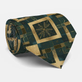 Vakantie Geo patroon Stropdas (Opgerold)