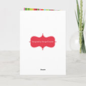 Vakantie Gepersonaliseerde Kaart (Achterkant)