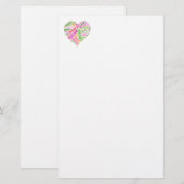 Vakantie gerelateerde woorden briefpapier (Voorkant / Achterkant)
