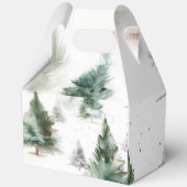 Vakantie geschenkdoos met handvatten – Fir Tree De Bedankdoosjes (Voorkant)