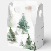 Vakantie geschenkdoos met handvatten – Fir Tree De Bedankdoosjes (Open)