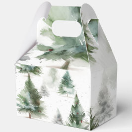 Vakantie geschenkdoos met handvatten – Fir Tree De Bedankdoosjes