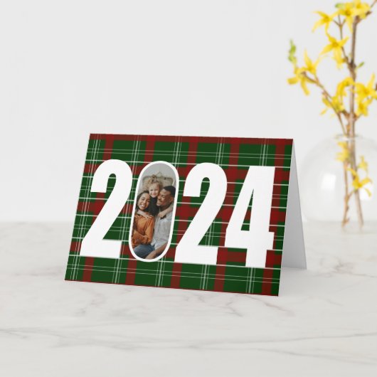 Vakantie gespeeld Jaar Peek-a-Boo Fotokaart Kaart (Gele Bloem)