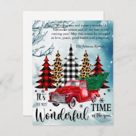 Vakantie Geweldige tijd van het jaar  Truck Kaart