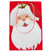 Vakantie Gift Bag Santa Medium Cadeauzakje (Voorkant)