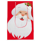 Vakantie Gift Bag Santa Medium Cadeauzakje (Achterkant)