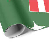 Vakantie Gift Vrolijk Kerstfeest Groen & Rood Cadeaupapier (Rol Hoek)