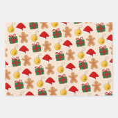 Vakantie Gift Wrapping Paper Flat Sheet Set van 3 (Voorkant 3)