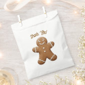 Vakantie Gingerbread Cookie Bedankt Bedankzakje (Geknipt)