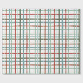 Vakantie Gingham - Vredig Cadeaupapier (Vlak)