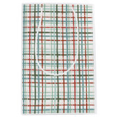 Vakantie Gingham - Vredig Medium Cadeauzakje (Voorkant)