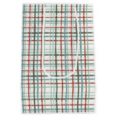 Vakantie Gingham - Vredig Medium Cadeauzakje (Achterkant)