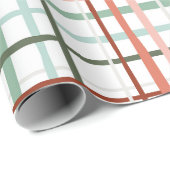 Vakantie Gingham - Vrolijk Cadeaupapier (Rol Hoek)