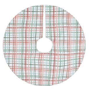 Vakantie Gingham - Vrolijk Kerstboom Rok