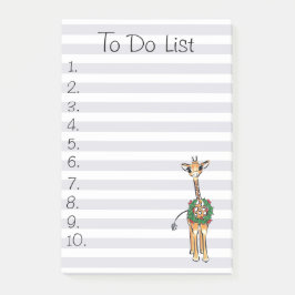 Vakantie Giraffe Kerst Te doen lijst Post-it® Notes