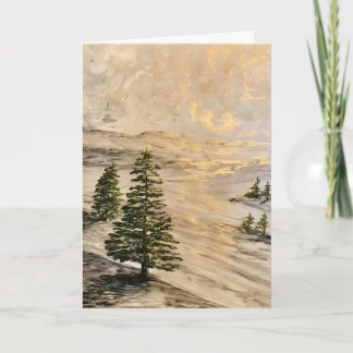 Vakantie glitter kaart