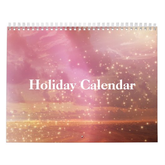 Vakantie Glitter Kerst Decor 2024 Kalender (Hoes)