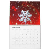 Vakantie Glitter Kerst Decor 2024 Kalender (Jan 2026)