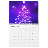 Vakantie Glitter Kerst Decor 2024 Kalender (Feb 2027)