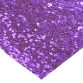 Vakantie Glitter Paars Bling Sparkly Chic Korte Tafelloper (Hoek)