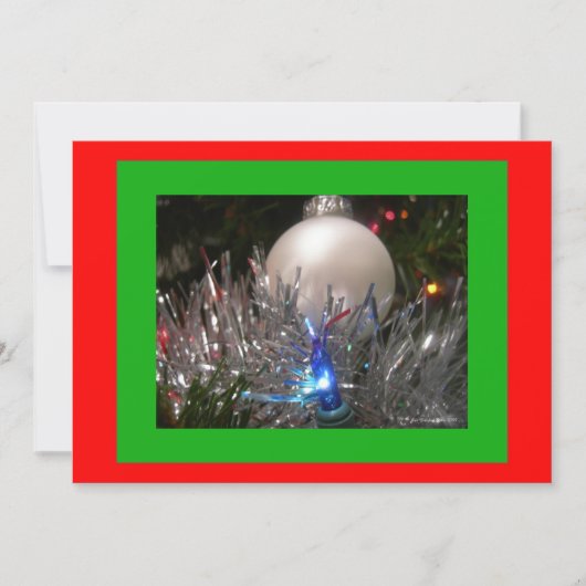 Vakantie Glitter Party uitnodiging (Voorkant)