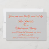 Vakantie Glitter Party uitnodiging (Achterkant)