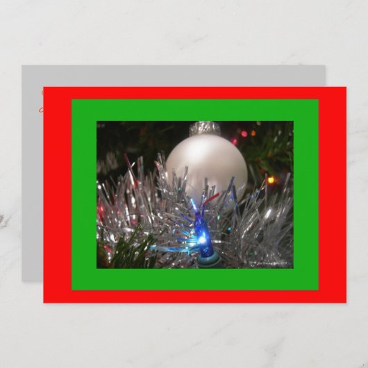 Vakantie Glitter Party uitnodiging (Voorkant / Achterkant)