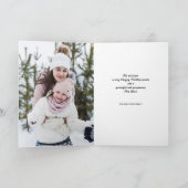 Vakantie Glow Foto Wenskaart Kaart (Binnen)