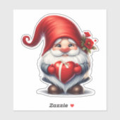 Vakantie Gnome Liefde Sticker (Vel)