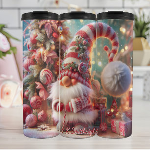 Vakantie Gnome met Cadeaus Thermosbeker