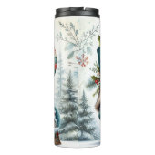 Vakantie Gnome met lint Pet Thermosbeker (Achterkant)
