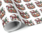 Vakantie Gnome Wonderland Cadeaupapier (Rol Hoek)