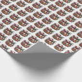 Vakantie Gnome Wonderland Cadeaupapier (Hoek)