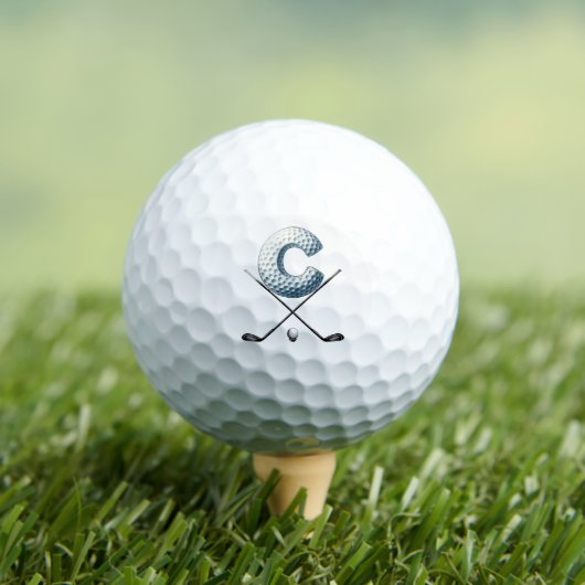 Vakantie golfballen - Alpha-nummer LETTER C (Insitu Shirt)