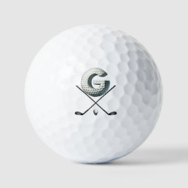 Vakantie golfballen - Alpha-nummer LETTER G