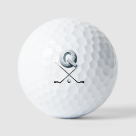 Vakantie golfballen - Alpha-nummer LETTER Q