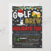 Vakantie Golfen Party uitnodiging (Voorkant)