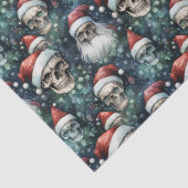 Vakantie Gotische Kerstschedels in Rode Kerstman h Tissuepapier (Detail)