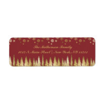 Vakantie Goud en Rode Winter Wonderland