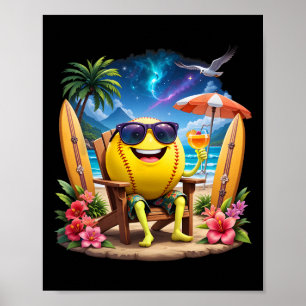 Vakantie Grappig Hawaï Zachte Ll Hawaiaans Tropisc Poster