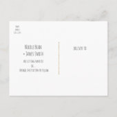 Vakantie Green & Pine Cones Winter Save The Date Aankondigingskaart (Achterkant)